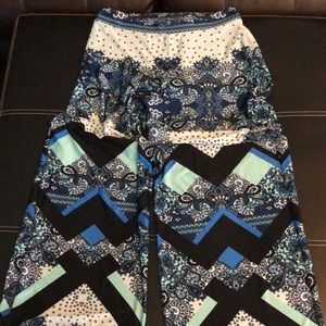 Boho chic wide leg dressy funk pants!